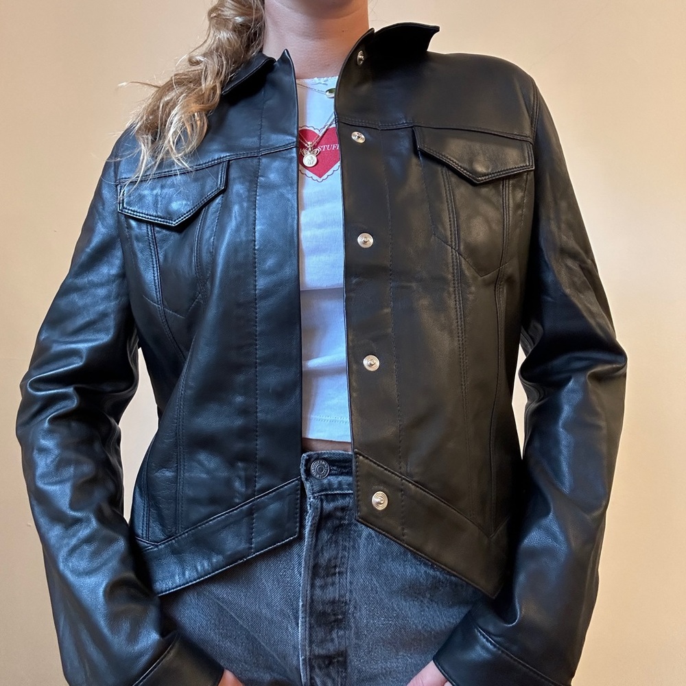 Unique Leather Jacket - image 2